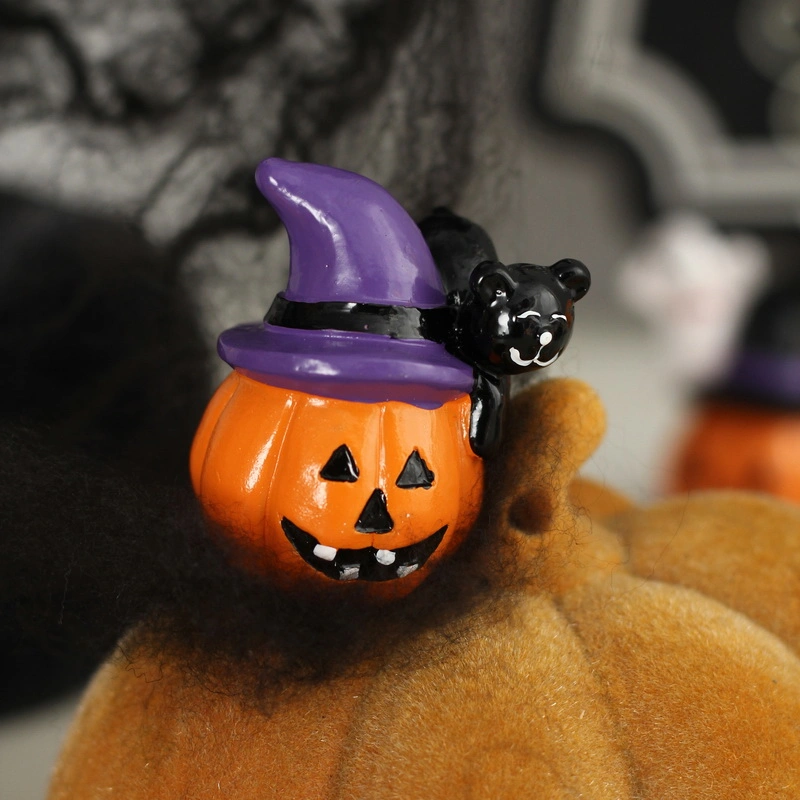 New Arrival Halloween Craft Halloween Cat Skull Pumpkin Decoration Table Decor