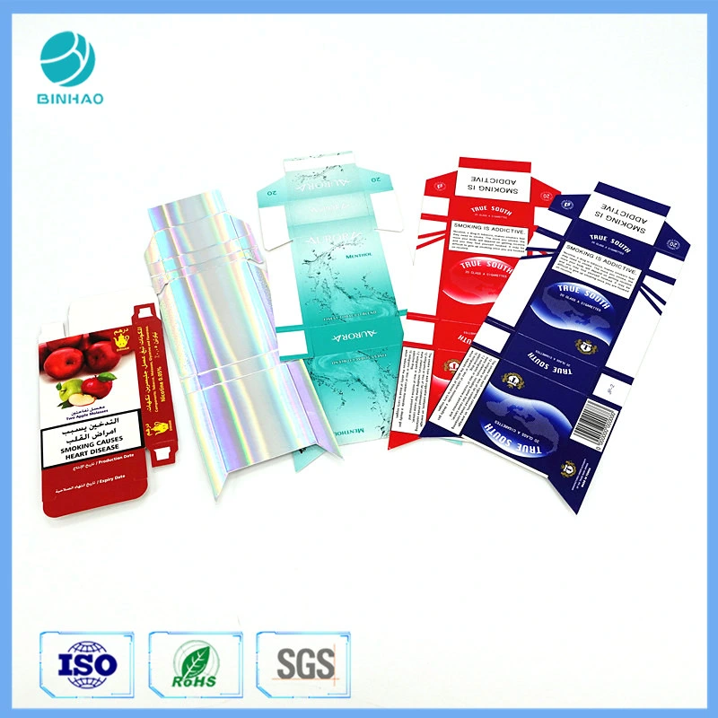 Shiny Surface Craft Reusable Cigarette Packet Sheet Cigarette Package Materials