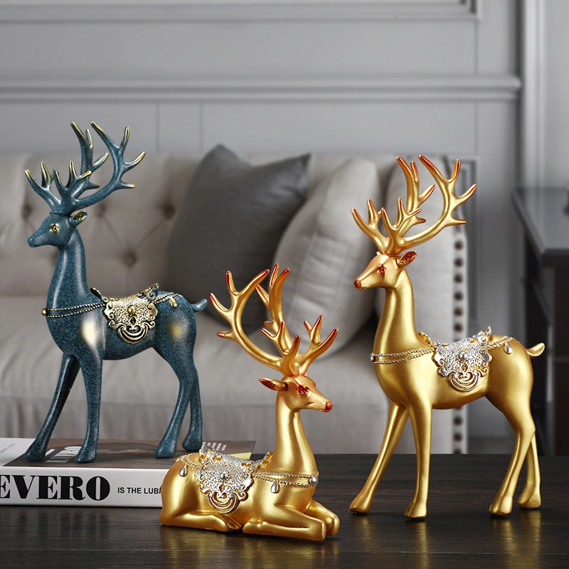 Light Luxury Accessories Modern Luxury Deer Ornament Crafts Creative Home Decoration