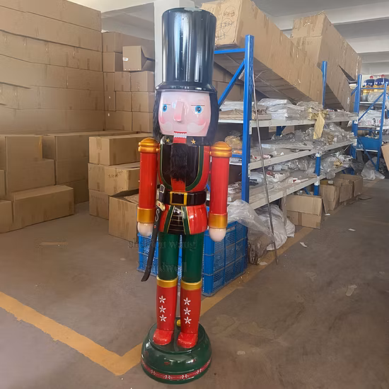 1,2 m, 1,5 m, 1,8 m Weihnachts-Nussknacker-Soldatenfiguren für den Außenbereich