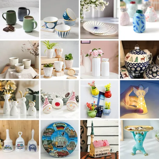 OEM-Fabrik kundenspezifisches Keramikhandwerk, Keramik-Souvenir, Keramik-Heimdekoration, Keramik-Weihnachtsschmuck, Keramik-Wandhandwerk-Hersteller in China