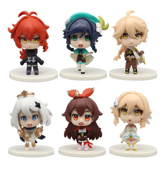 3D-Design OEM benutzerdefinierte Weihnachtsfiguren Bausteine ​​Figuren Kunststoff Flugzeugpuppen Actionfiguren Legierungsmodelle Auto Babyspielzeug Kinderspielzeug PVC-Figuren